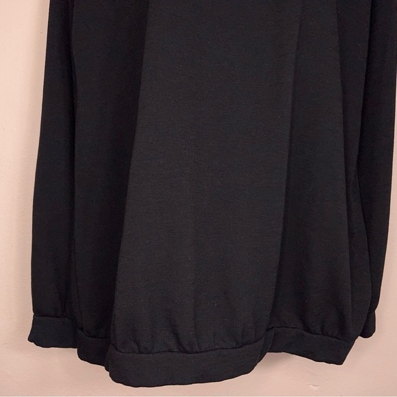 XL HEIMISH BLACK SWEATSHIRT LONG SLEEVE STRETCH CASUAL - Picture 5 of 10